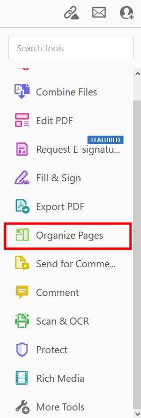 adobe acrobat organize pages|Reorder and organise PDF pages .